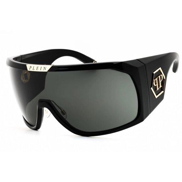 NEW PHILIPP PLEIN SUNGLASSES BLACK WOMEN EYEWEAR SPP154 0Z42